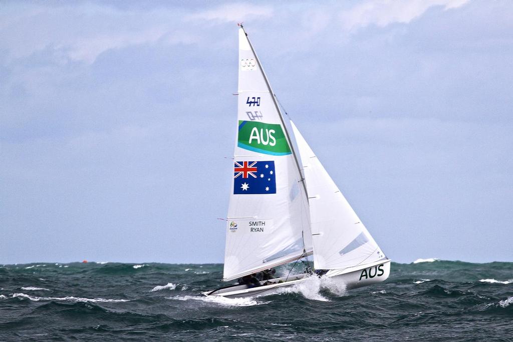 Australian women head off on port tack after the start of Race 3 © Richard Gladwell www.photosport.co.nz